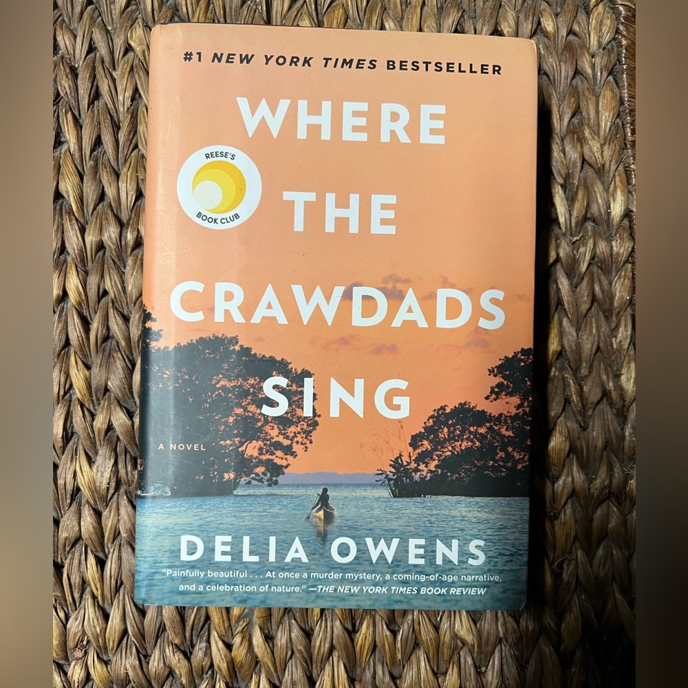 Where the crawdads sing hardback book. Only read once. Near perfect condition.